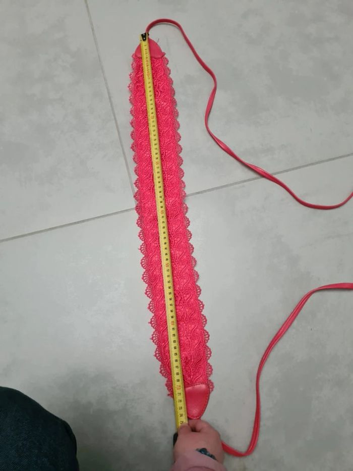 Ceinture rose ajustable T.U - photo numéro 5