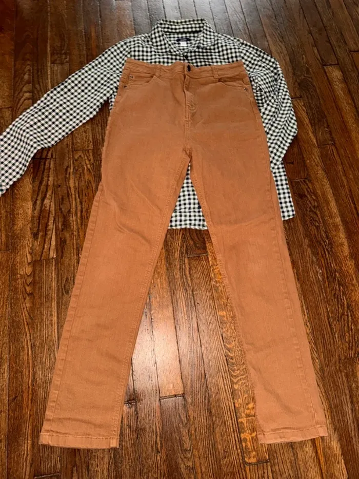 Chemise okaidi et jeans vertbaudet 14 ans - photo numéro 3