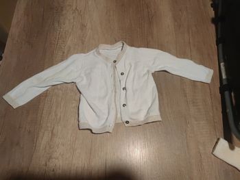 Veste blanc et doré pailleté