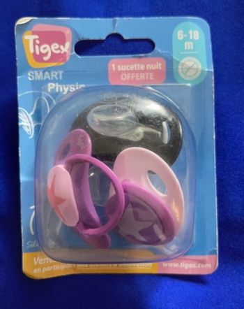Lot de 3 tétines tigex