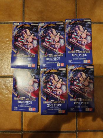 Lot de 6 blister op14 one piece