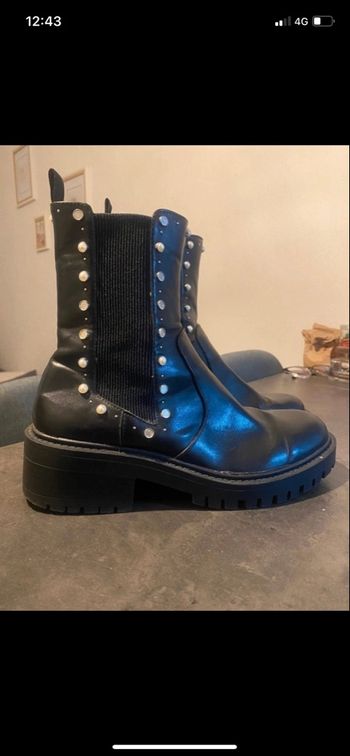 Bottes noires Zara 