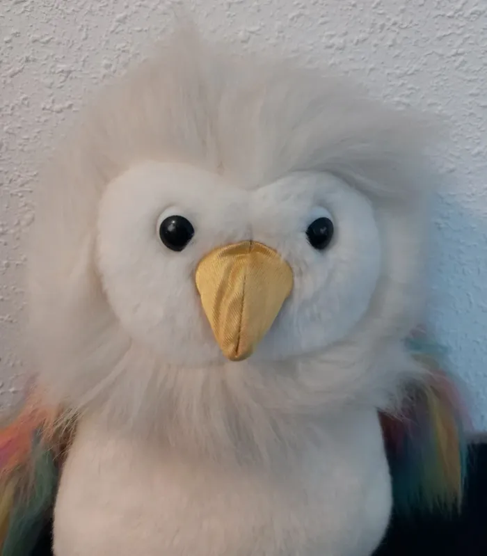 Peluche oiseau Ajena vintage 37cm grand format - photo numéro 2