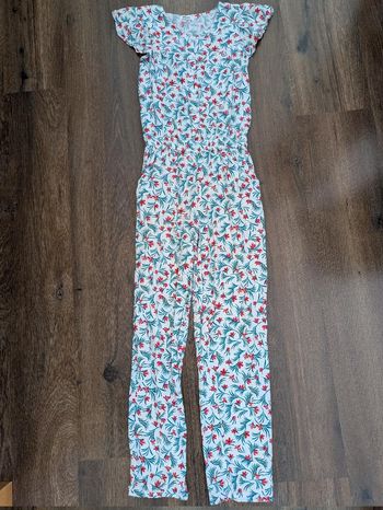 Combinaison fleurs pantalon fille Gémo 10 ans