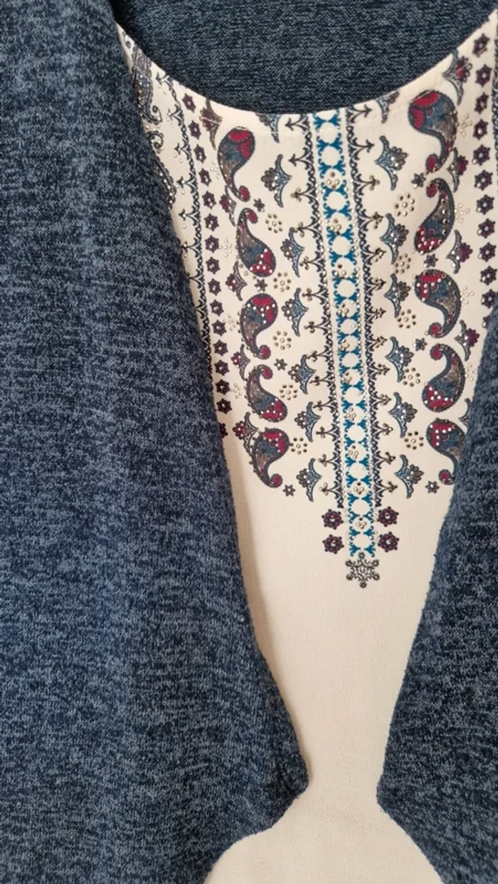 Tee-shirt effet 2 en 1 Bréal - photo numéro 2