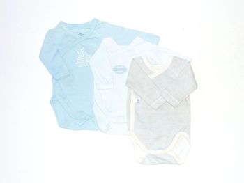 Lot de 3 bodies naissance Petit Bateau
