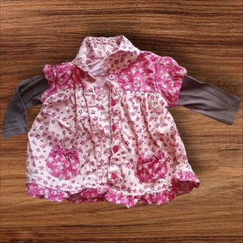 Chemise fleuris 🌸- 6Mois