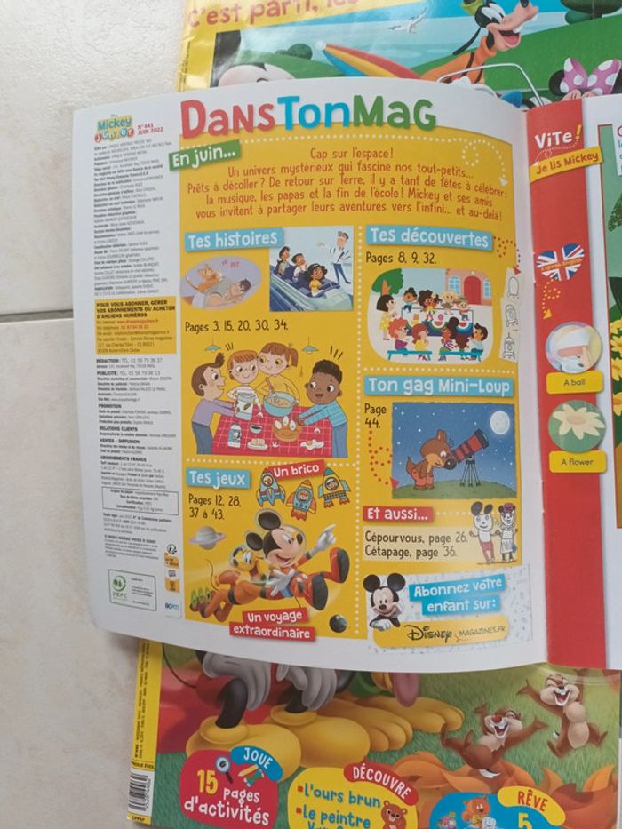 Lot de 4 magazines Mickey junior 3-6 ans - photo numéro 4