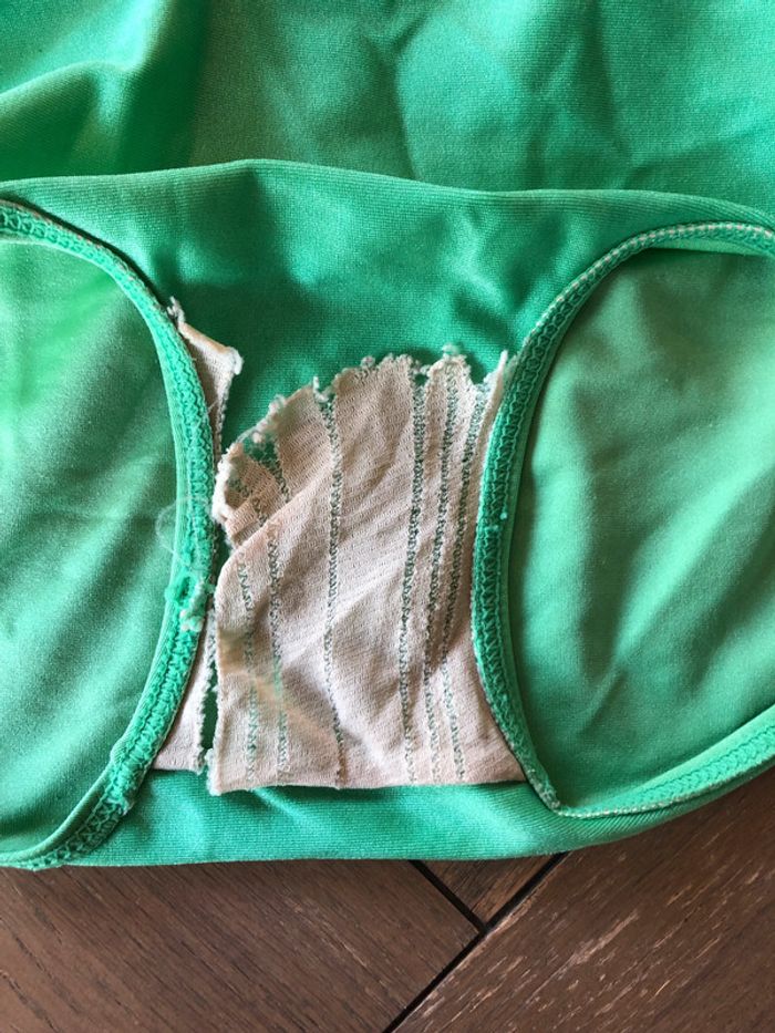 Maillot de bain vintage vert pomme - photo numéro 4