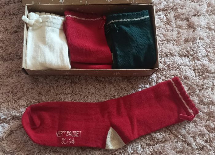Coffret chaussettes filles - Vertbaudet - NEUVES - photo numéro 2