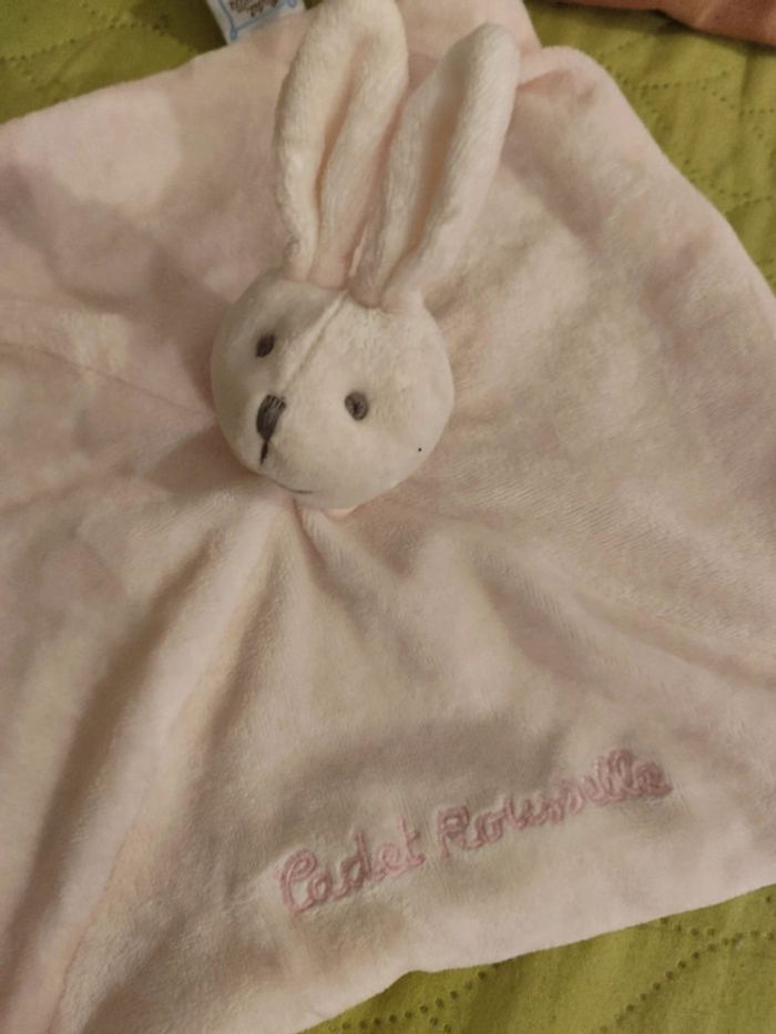 doudou lapin rose cadet rouselle - photo numéro 2