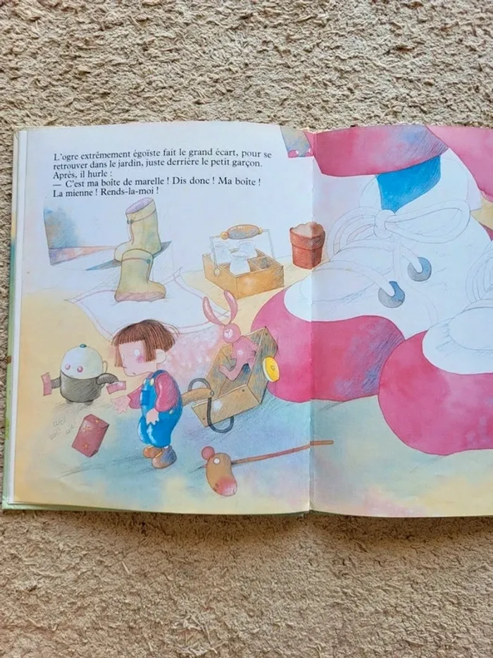 Livre enfant vintage "L'ogre extrêmement égoïste" de Florence Desmazures - Vive la lecture - photo numéro 7