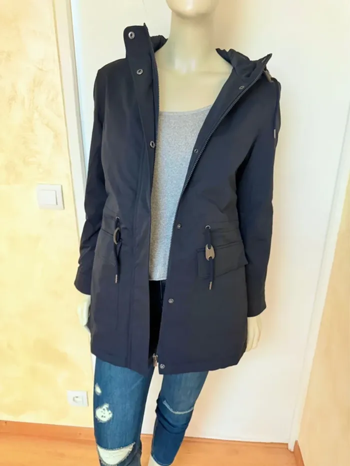 Parka ONLY Louise femme – Taille S/36 – bleu marine – Neuf avec étiquette - photo numéro 2