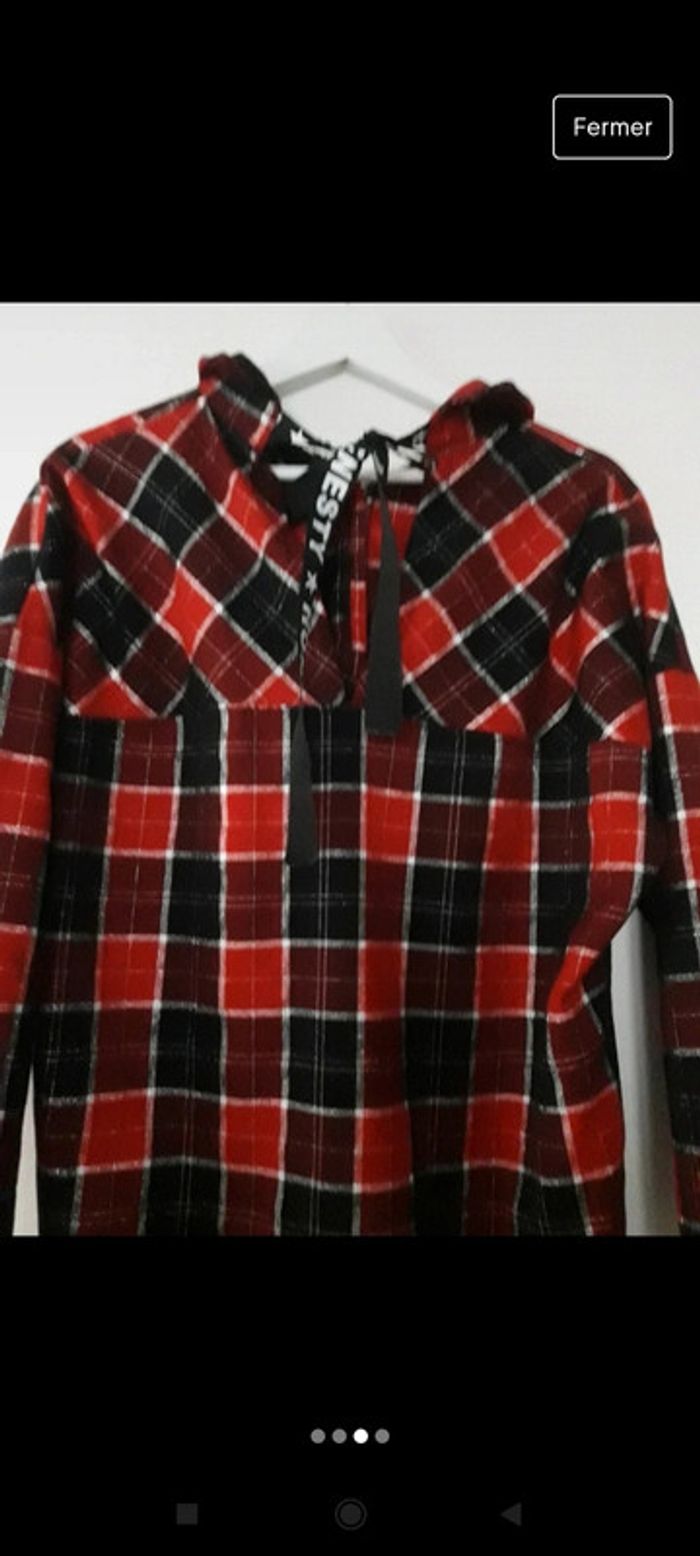 Chemise a carreaux pour femme neuf - photo numéro 3