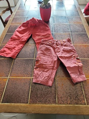 Lot de pantalon et pantacourt
