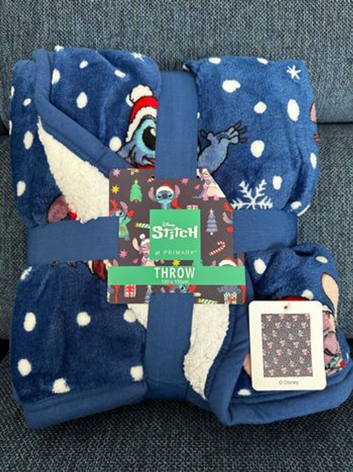 Stitch & Angel - plaid de Noël