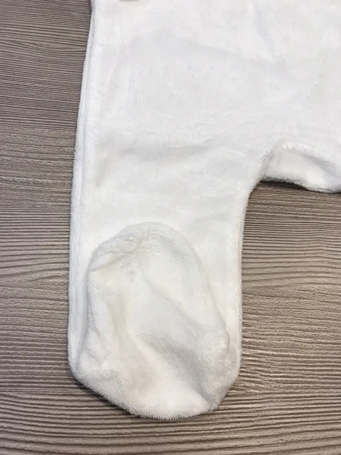 Pyjama velours garçon 3 mois Kiabi - photo numéro 4