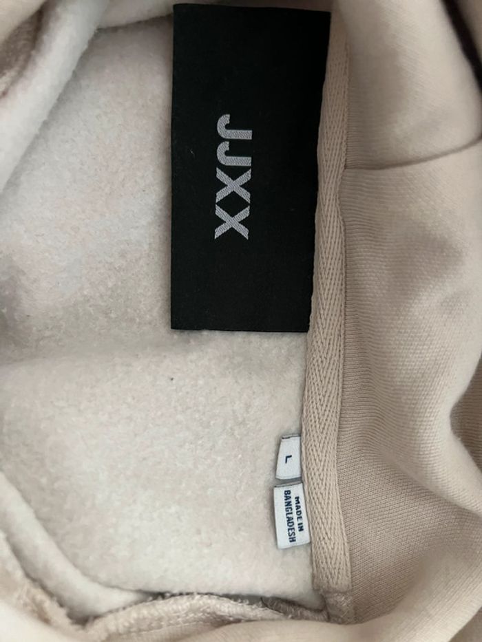 Sweat à capuche JJXX beige L - photo numéro 4