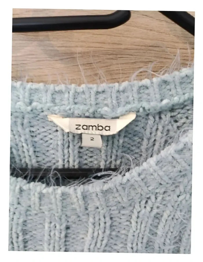 Pull turquoise - photo numéro 2