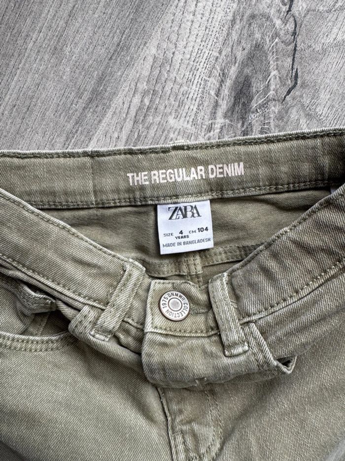 Jeans Zara kaki - photo numéro 2