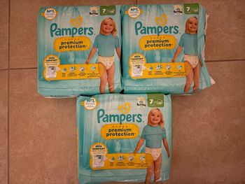 Couches Pampers Premium Protection Taille 7 Neuf