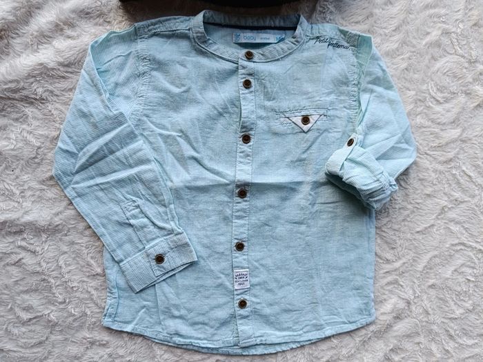 Chemise manches longues Garçon 3 ans col mao Gémo - photo numéro 2