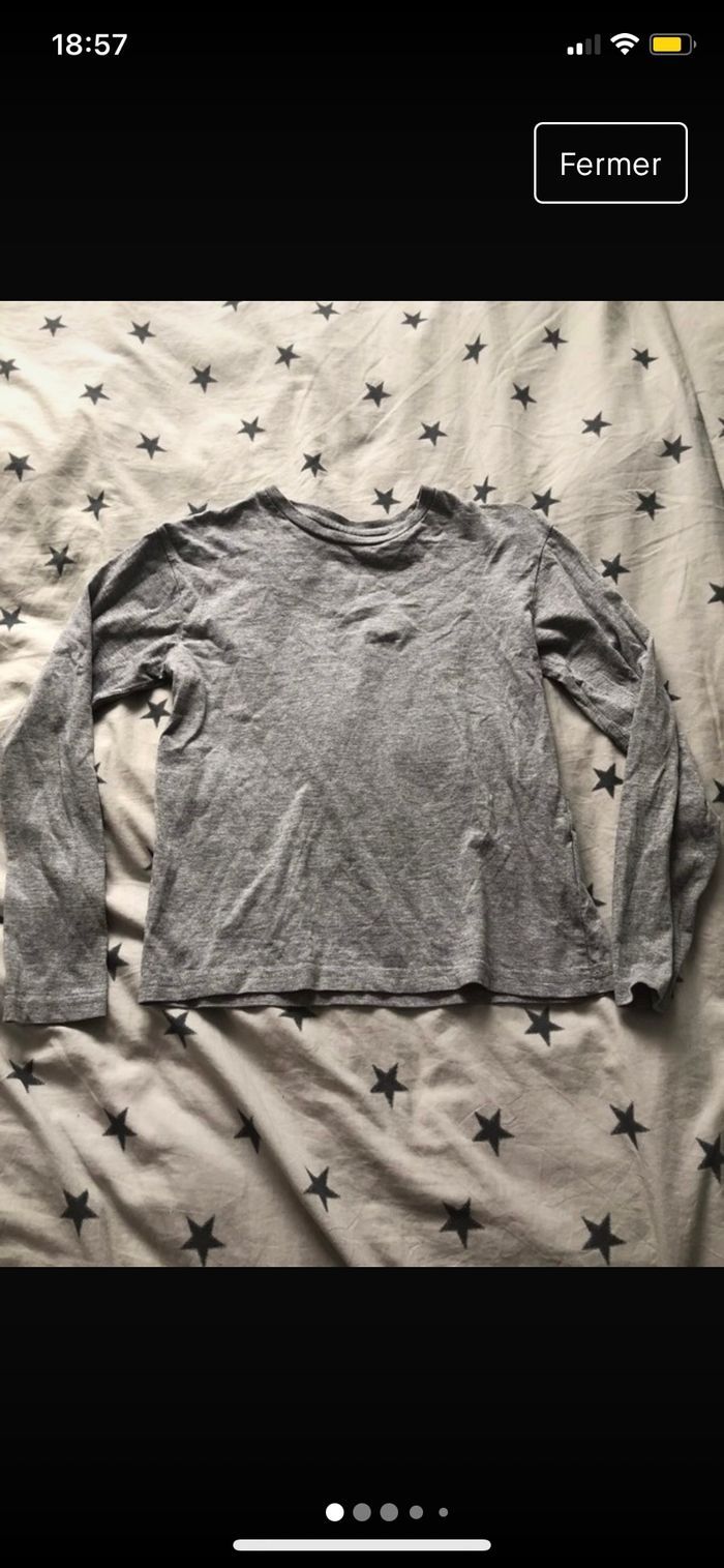 Haut manche longue enfant taille 10 ans confortable bonne qualité