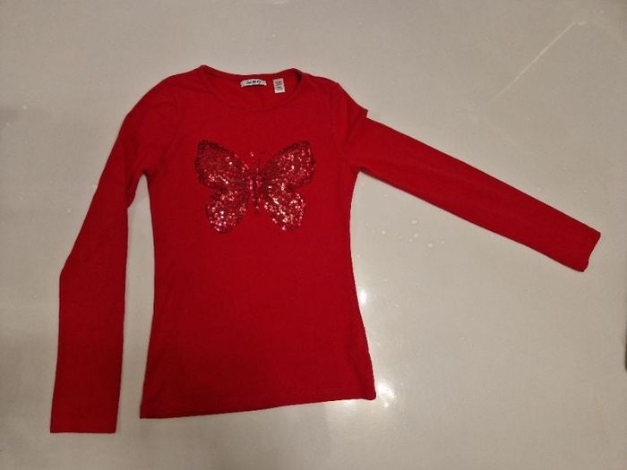 Tee shirt manche longue rose