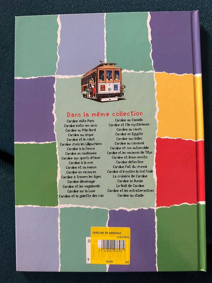 Livre rare Caroline en Amérique couleurs multicolore Pierre Probst bd album Hachette - photo numéro 2