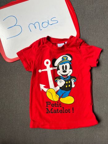 Teeshirt Mickey 3 mois