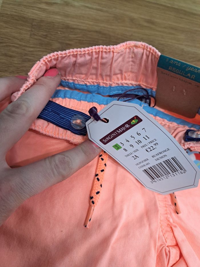 Lot de 2 shorts bermuda garçon 2 ans - photo numéro 4