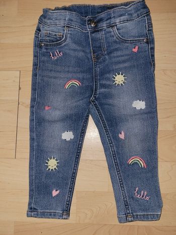 Jean fille Taille 9/12 mois H&M