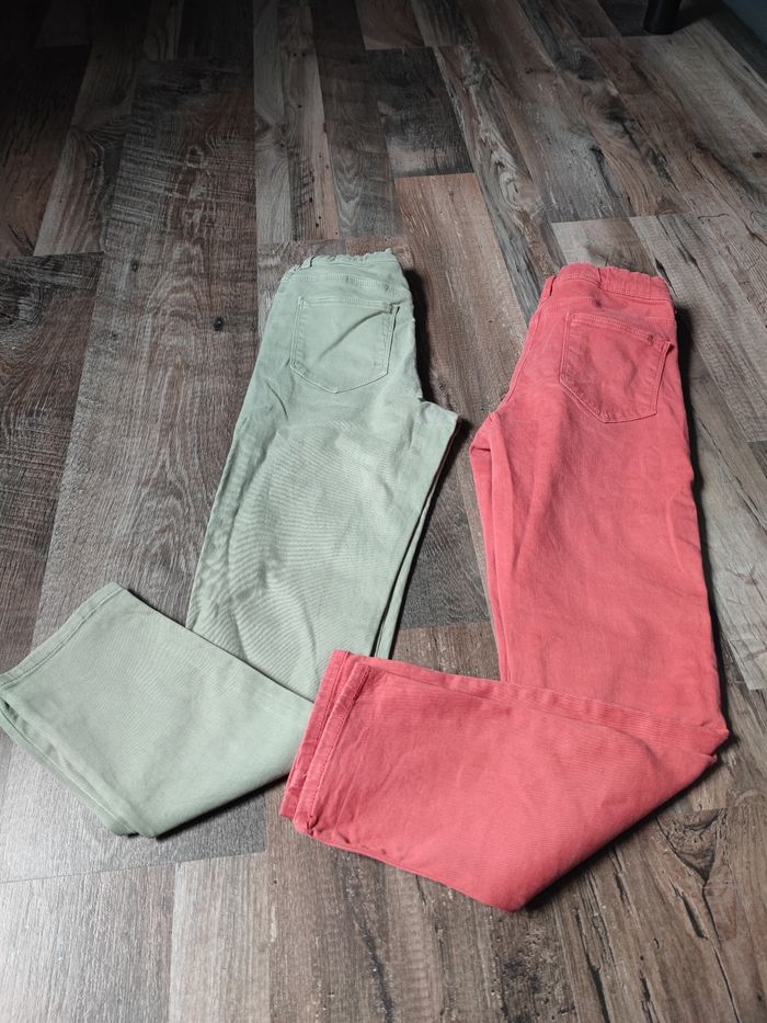 Lot 2 jeans slim. 12 ans - photo numéro 1