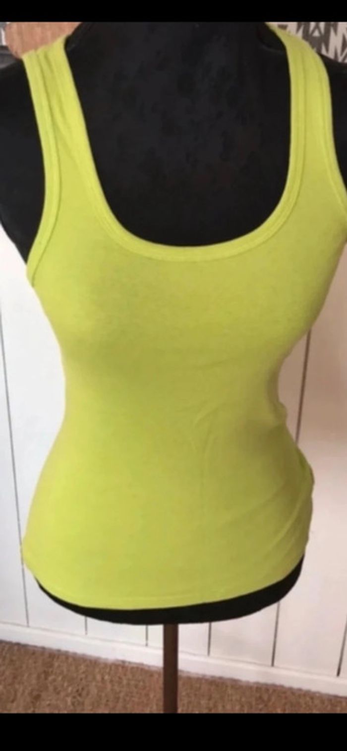 Débardeur vert, camaïeu, taille s - photo numéro 6