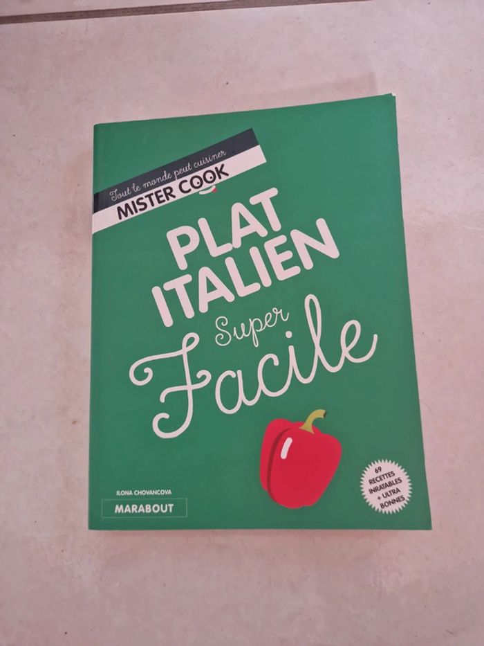 Livre mistet cook plat italien super facile marabout