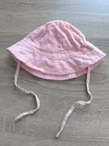 Chapeau été rose la halle 3-6 mois