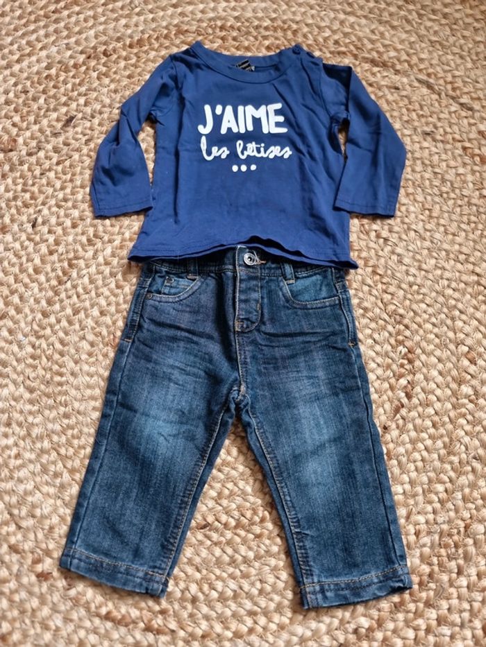 Ensemble tape à l'œil 9 mois