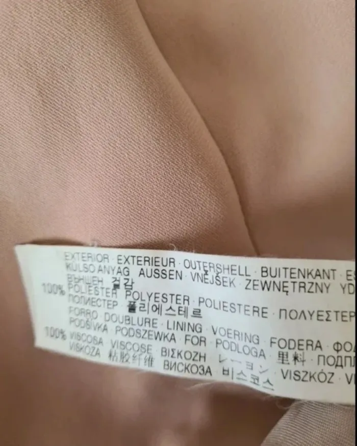 Jupe courte beige Zara Taille S - photo numéro 5