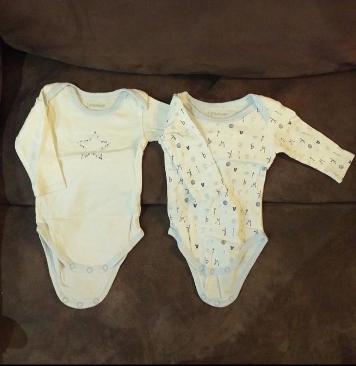 Lot de 2 bodies manches longues Kimbaloo