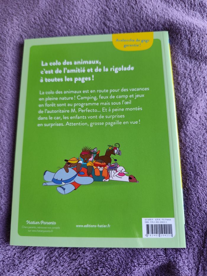 Lot 2 BD la colo des animaux premieres lectures 6 7 ans tomes 1+2 mathilde paris - photo numéro 7