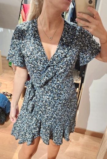 Robe fleuri bleu Only