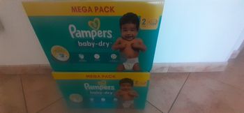248 couches Pampers Baby Dry Taille 2