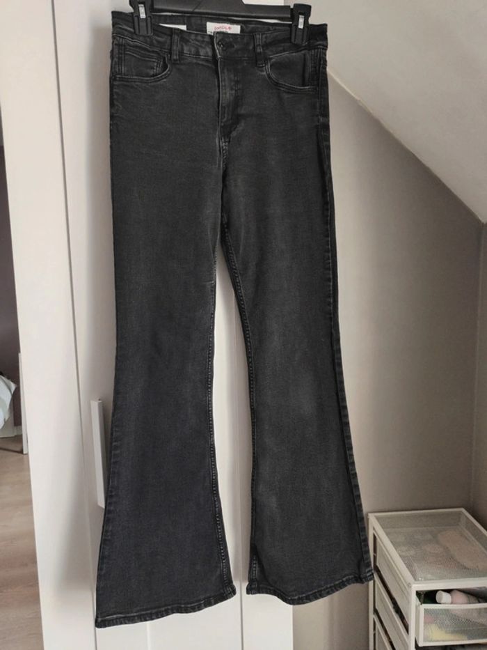Jean Flare, patte d'eph, noir