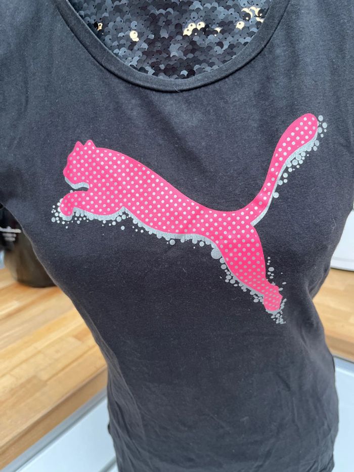 T-shirt noir 38 puma - photo numéro 3