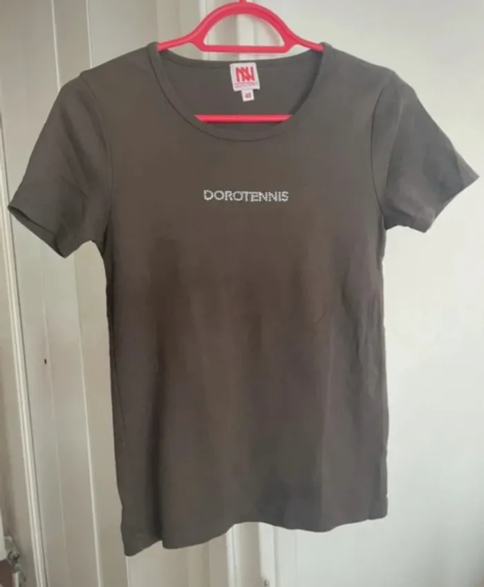 T-shirt en coton femme Dorotennis - photo numéro 5