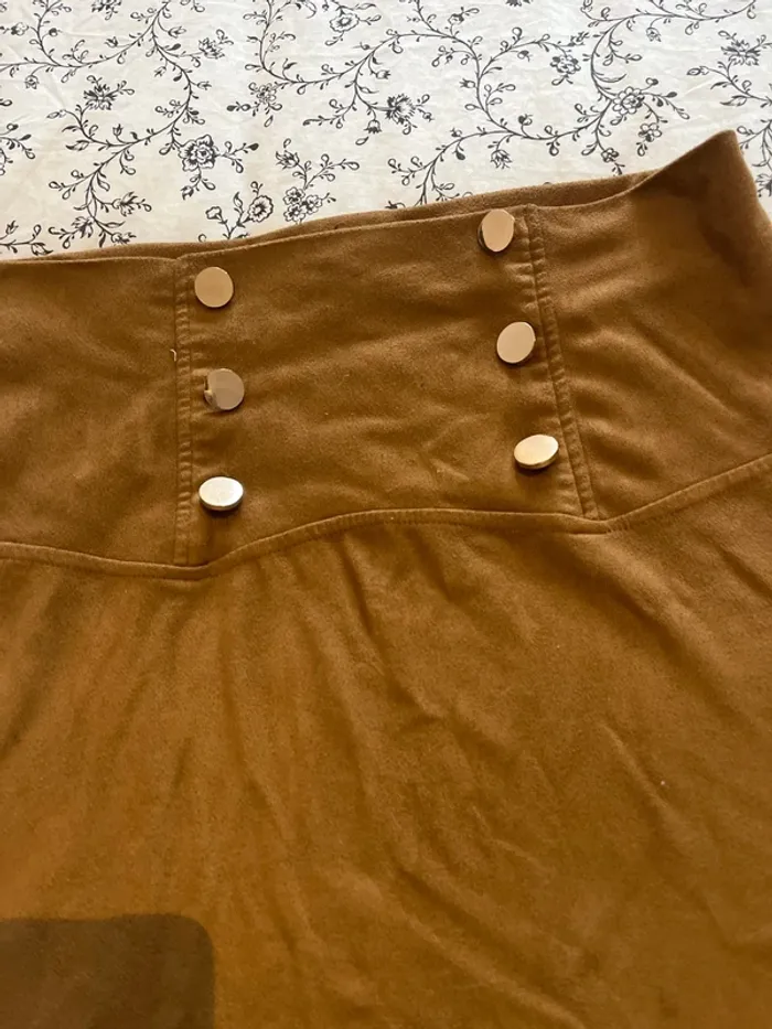 Jupe marron camel - photo numéro 2