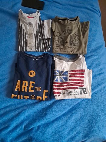 Lot 4 maillots 10ans