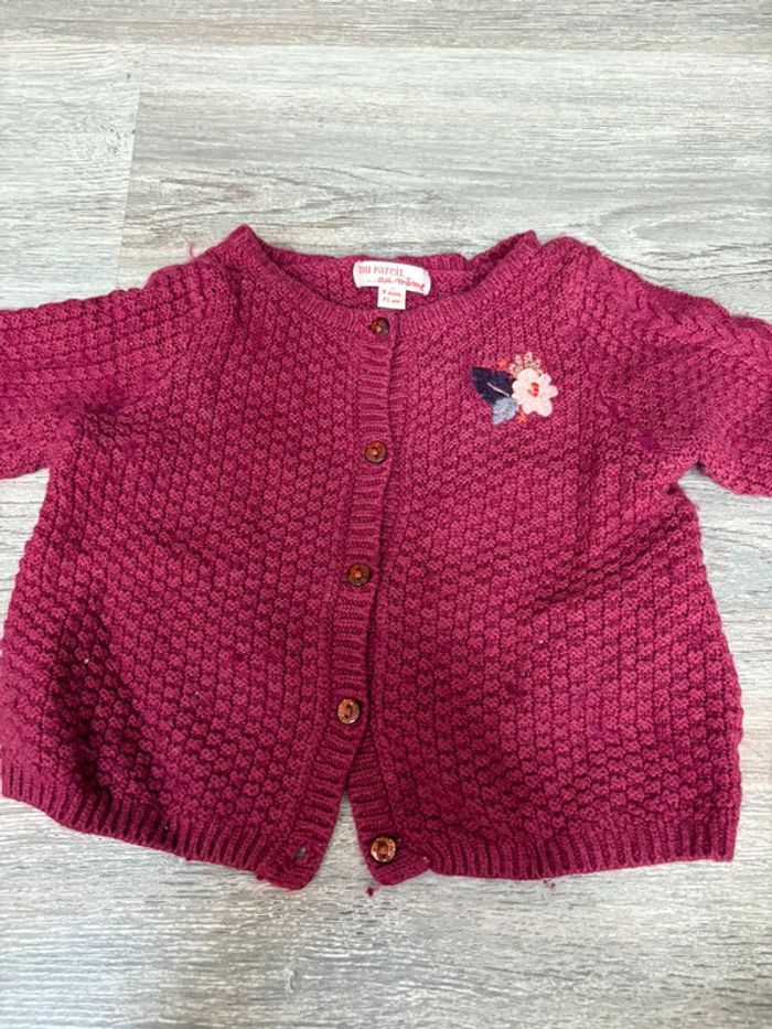 Lot gilet pull 3/6/9m - photo numéro 5
