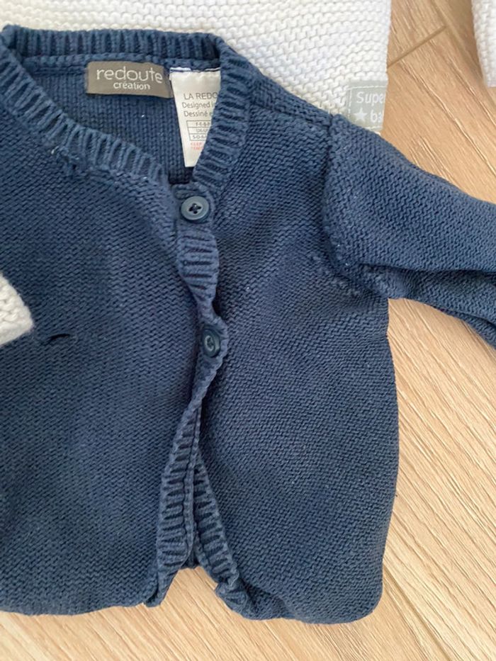 Lot de 4 gilets en 1 mois très bon etat orchestra - photo numéro 4