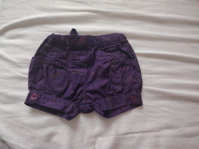 Short fille 9 mois